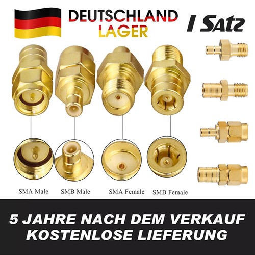 4stk dab antenne adapter sma - 4stk,