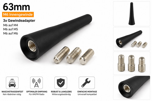 Auto antenne 5cm - auto, kurz